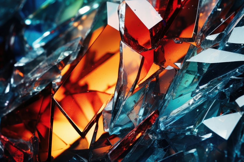 Falling glass shards crystal transportation backgrounds. AI generated Image by rawpixel.