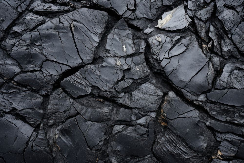 Bitumen outdoors nature rock. AI generated Image by rawpixel.