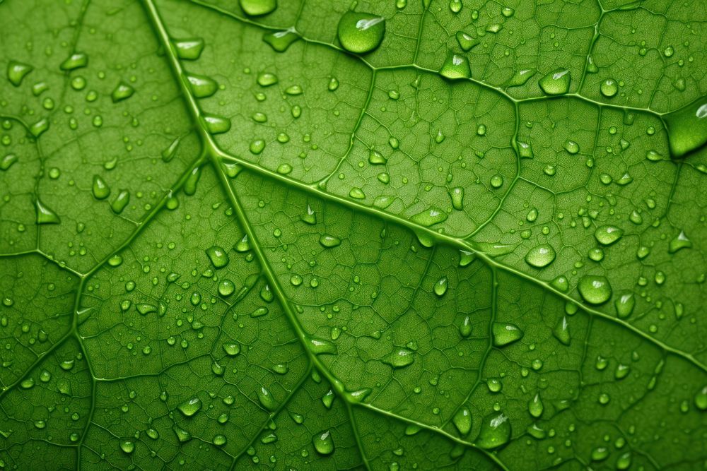 Full frame close up of leaf texture plant green macro photography. AI generated Image by rawpixel.
