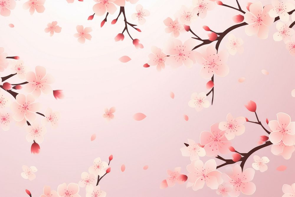Chinese New Year blossom backgrounds pattern. AI generated Image by rawpixel.