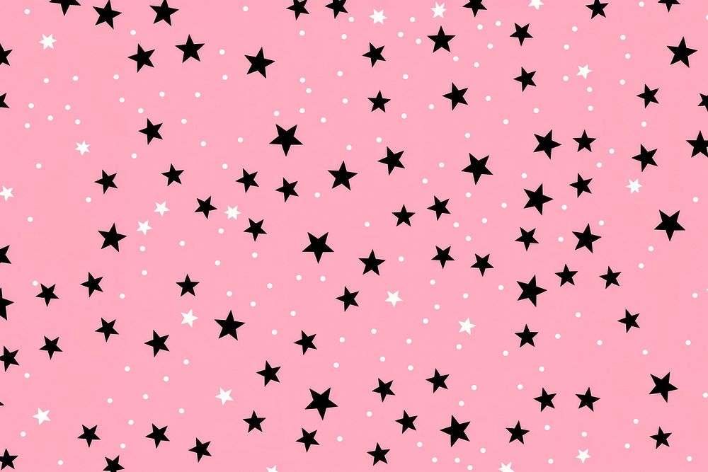 Star doodle pattern backgrounds repetition. AI generated Image by rawpixel.