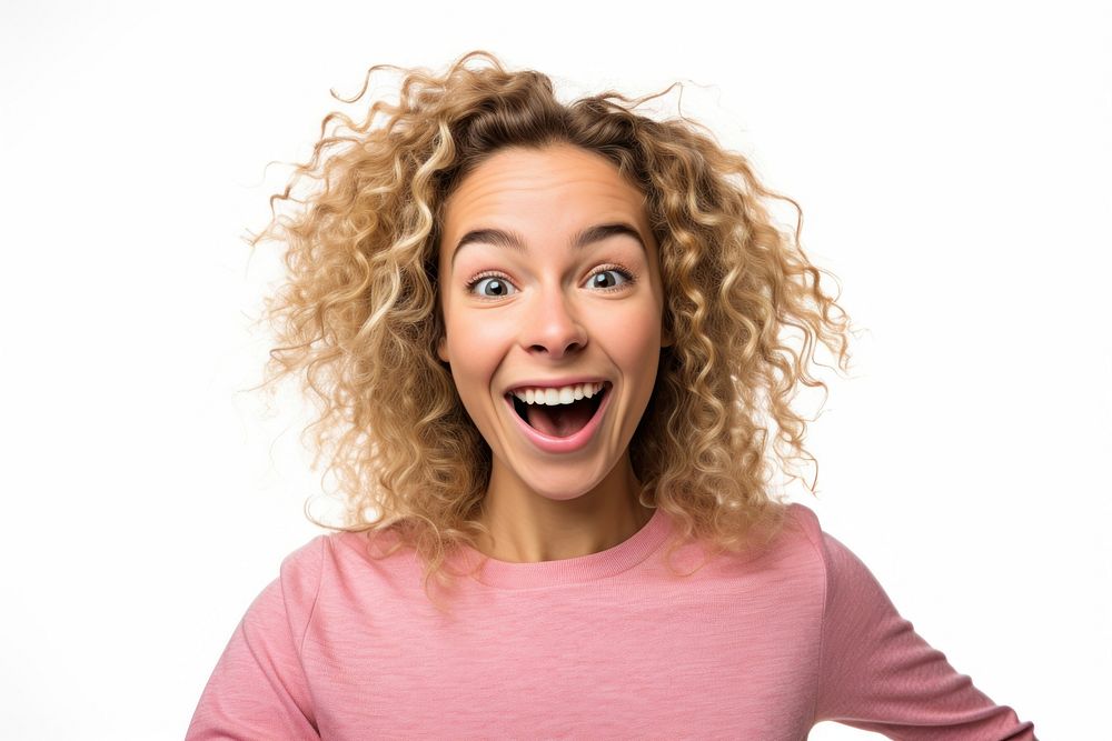 Woman adult happy face. AI generated Image by rawpixel.