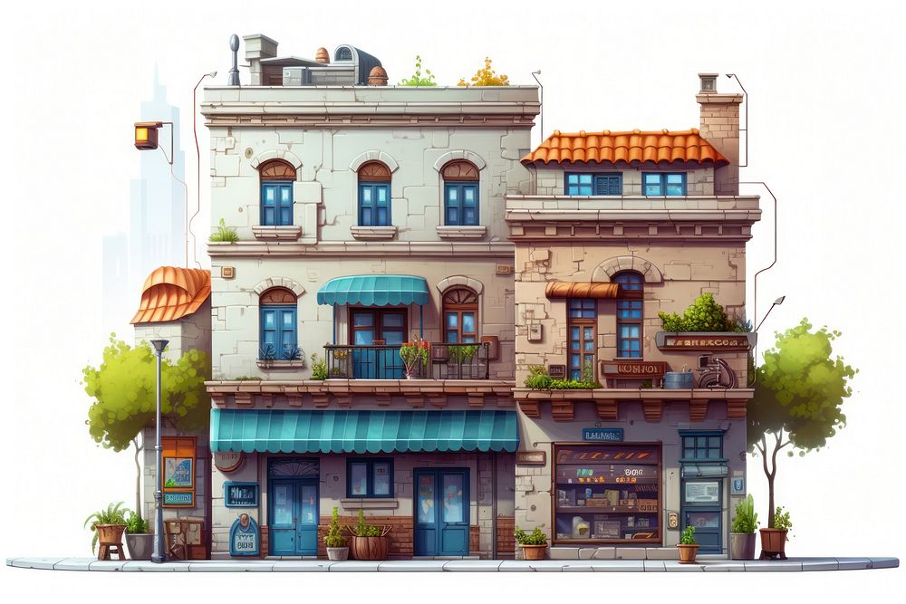 Building architecture street city. AI generated Image by rawpixel.
