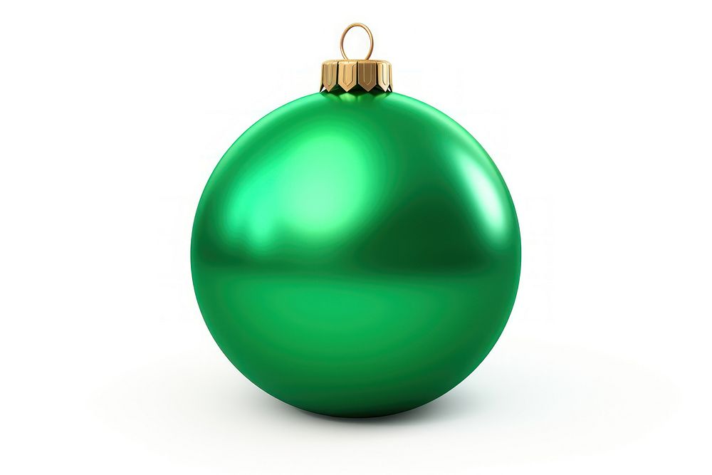 Green christmas ball ornament jewelry sphere. AI generated Image by rawpixel.