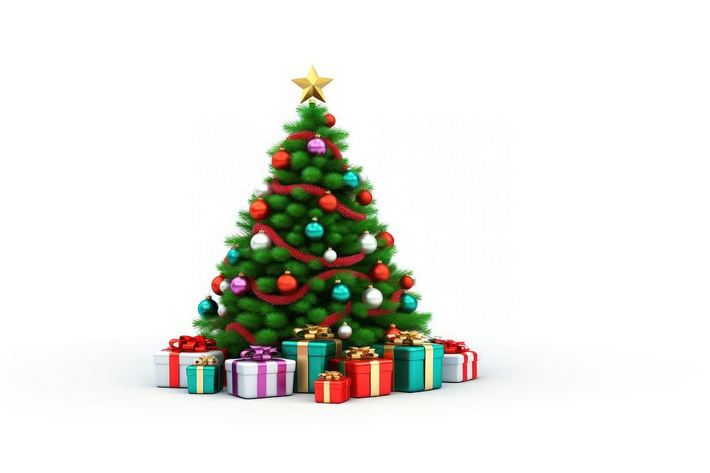Gifts christmas tree plant. AI generated Image by rawpixel.