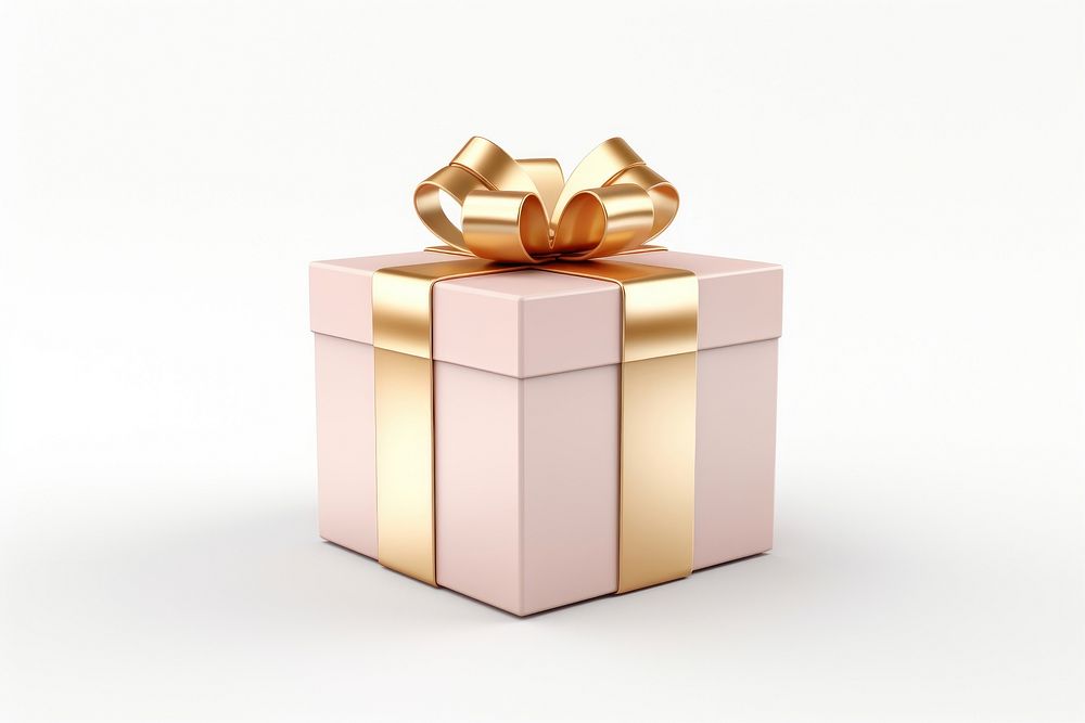 A gift box white background celebration anniversary. AI generated Image by rawpixel.