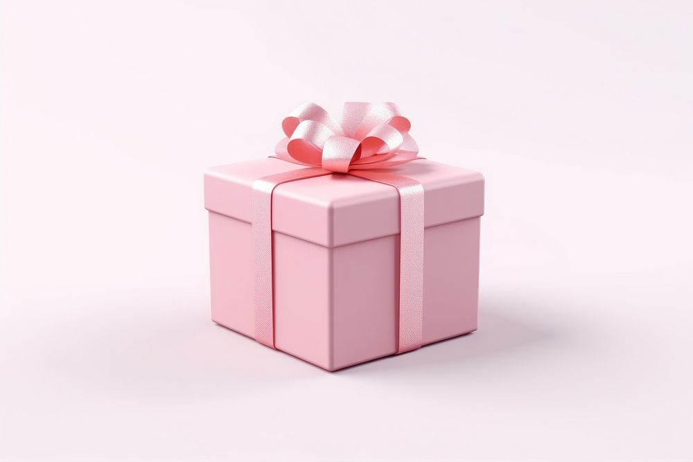 A gift box white background celebration anniversary. AI generated Image by rawpixel.
