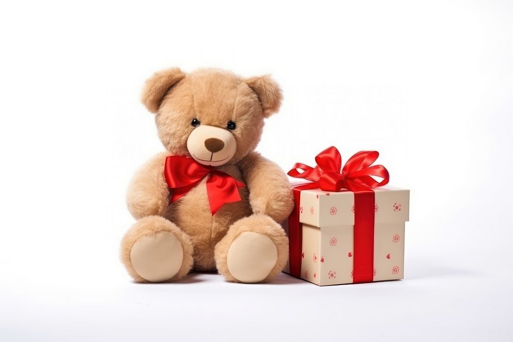 Gift cute bear toy. AI generated Image by rawpixel.