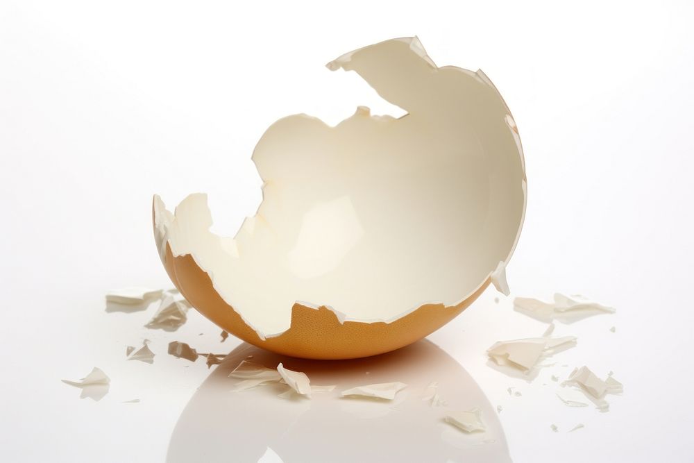 Egg shell broken destruction misfortune. AI generated Image by rawpixel.