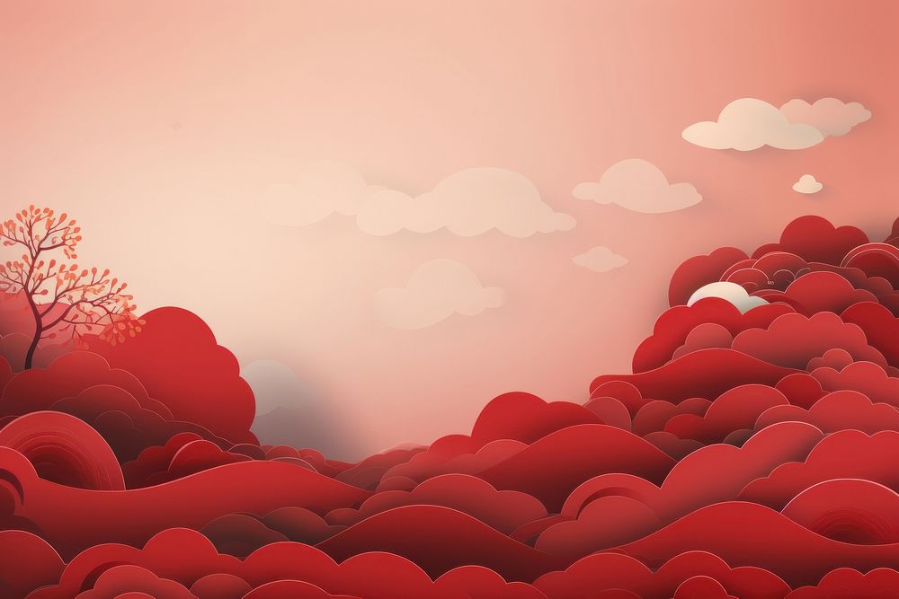 Chineses New years celebration backgrounds cloud tranquility. AI generated Image by rawpixel.