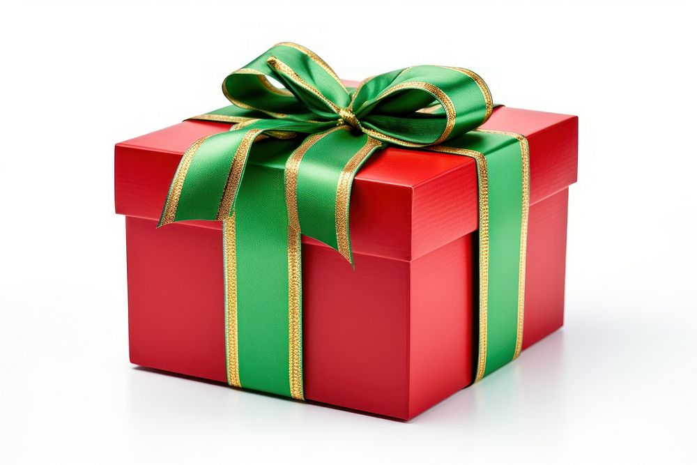 Christmas gift box red. AI generated Image by rawpixel.