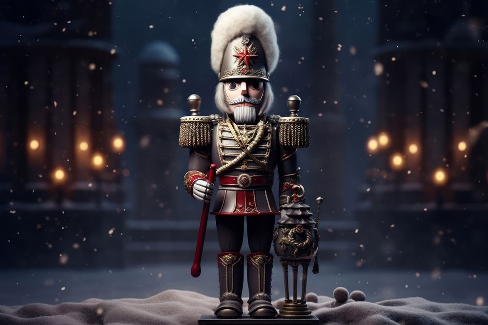 Christmas nutcracker representation architecture. AI generated Image by rawpixel.