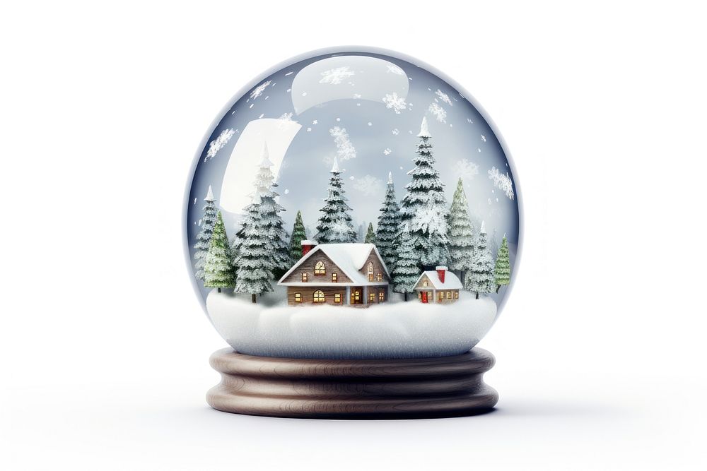 Christmas sphere plant photo. AI generated Image by rawpixel.