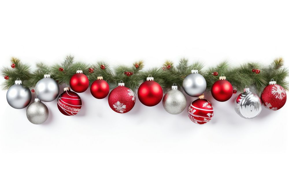 Christmas ornament hanging branch. AI generated Image by rawpixel.
