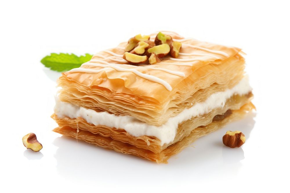 Baklava dessert pastry food. AI generated Image by rawpixel.
