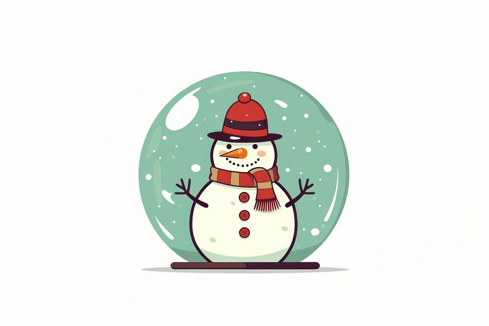 Christmas snowman winter anthropomorphic. AI generated Image by rawpixel.