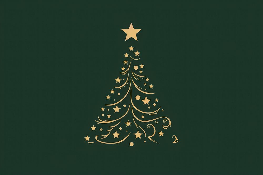 Christmas tree shape illuminated celebration. AI generated Image by rawpixel.