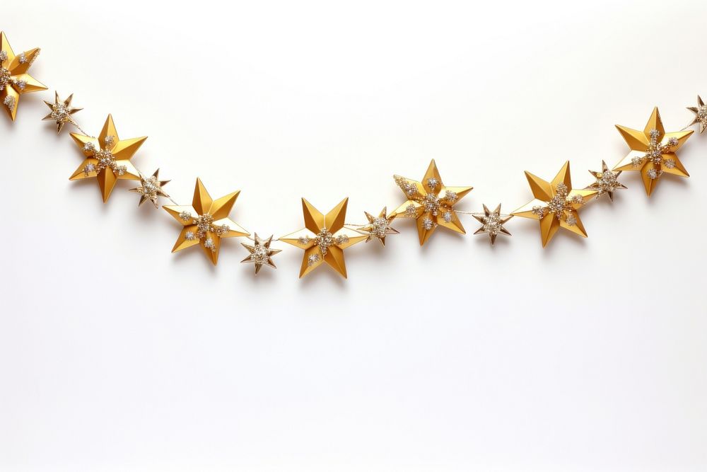 Celebration christmas snowflake necklace. AI generated Image by rawpixel.