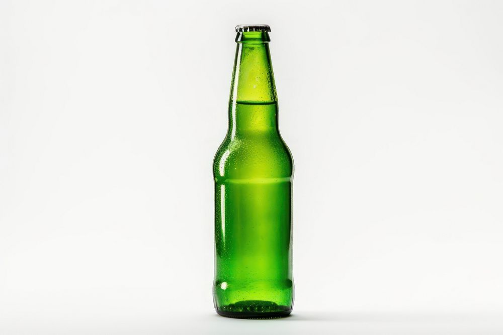 Beer bottle drink green. AI generated Image by rawpixel.