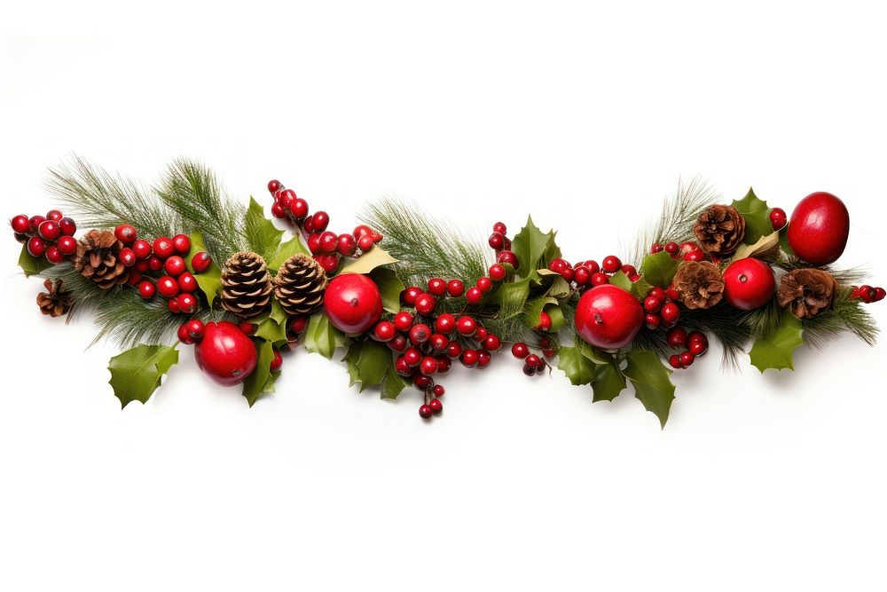 A christmas garland decoration festival plant. AI generated Image by rawpixel.