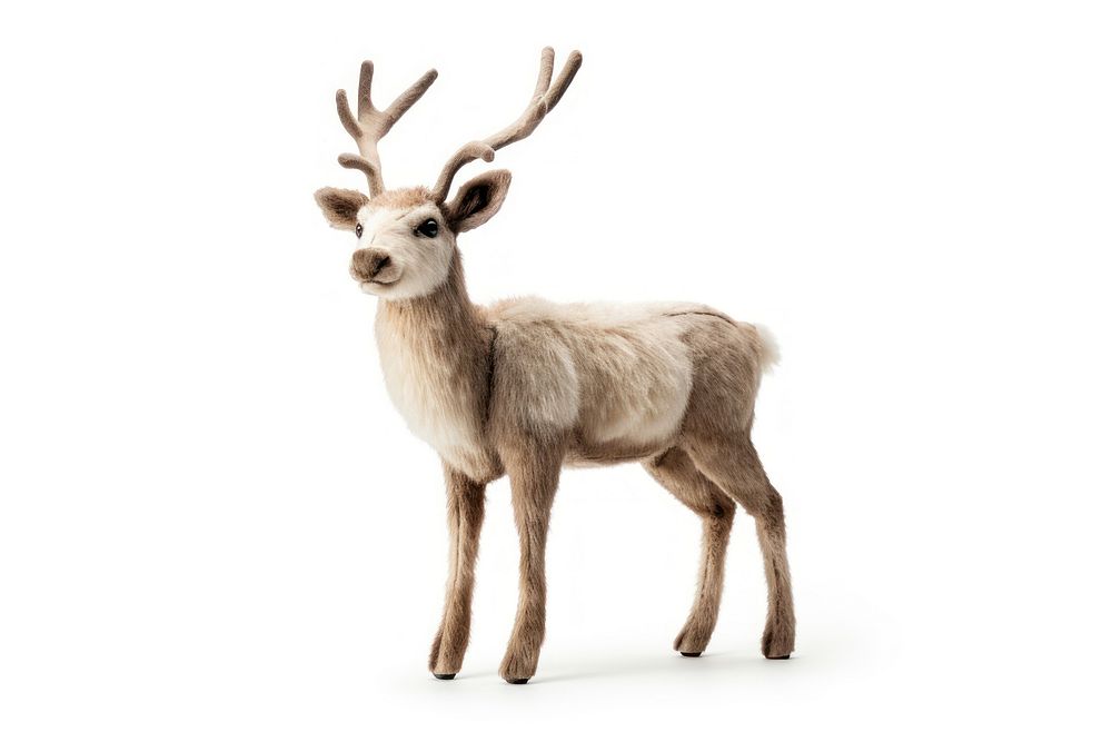 Reindeer figure wildlife animal mammal. AI generated Image by rawpixel.