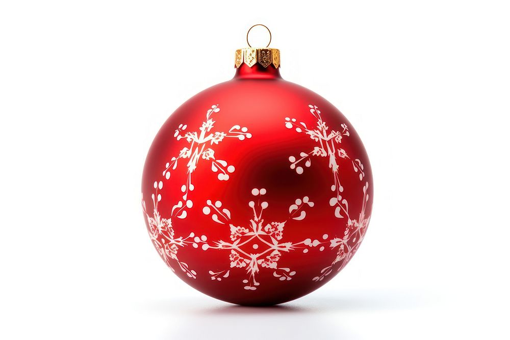 Ornament christmas red white background. AI generated Image by rawpixel.