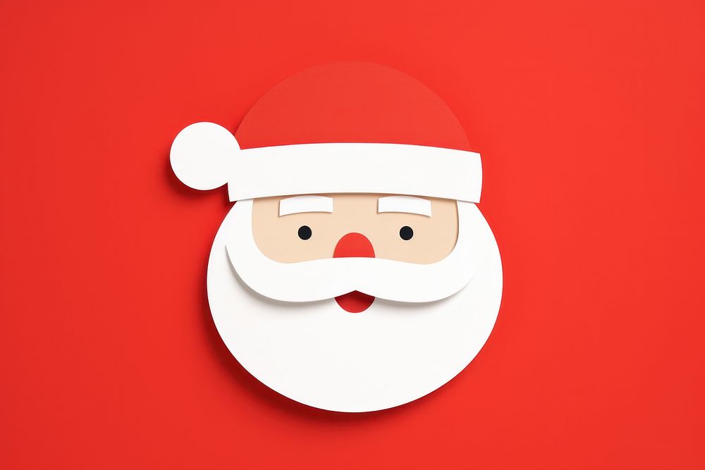 Santa claus face red anthropomorphic. AI generated Image by rawpixel.