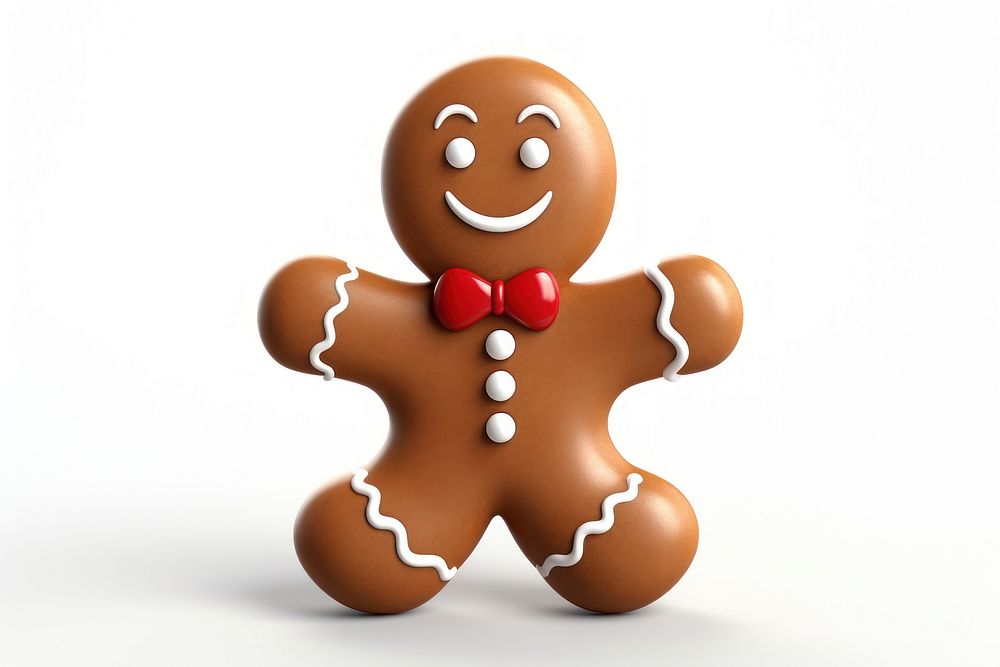 Christmas gingerbread man christmas dessert cartoon. AI generated Image by rawpixel.