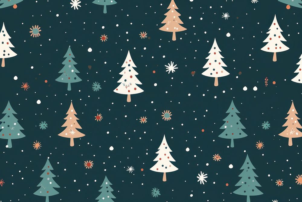 Xmas backgrounds christmas pattern. AI generated Image by rawpixel.