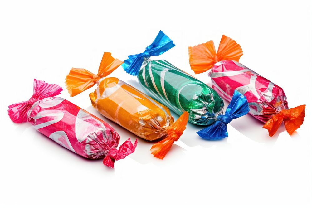 Confectionery wrapped candy food. AI generated Image by rawpixel.