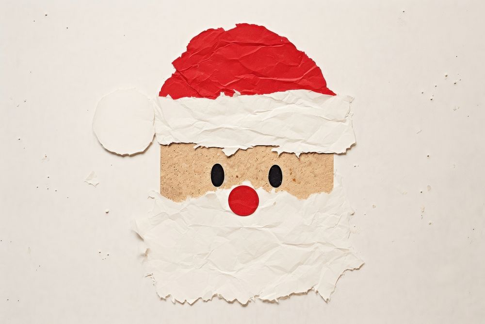 Santa paper anthropomorphic representation. AI generated Image by rawpixel.