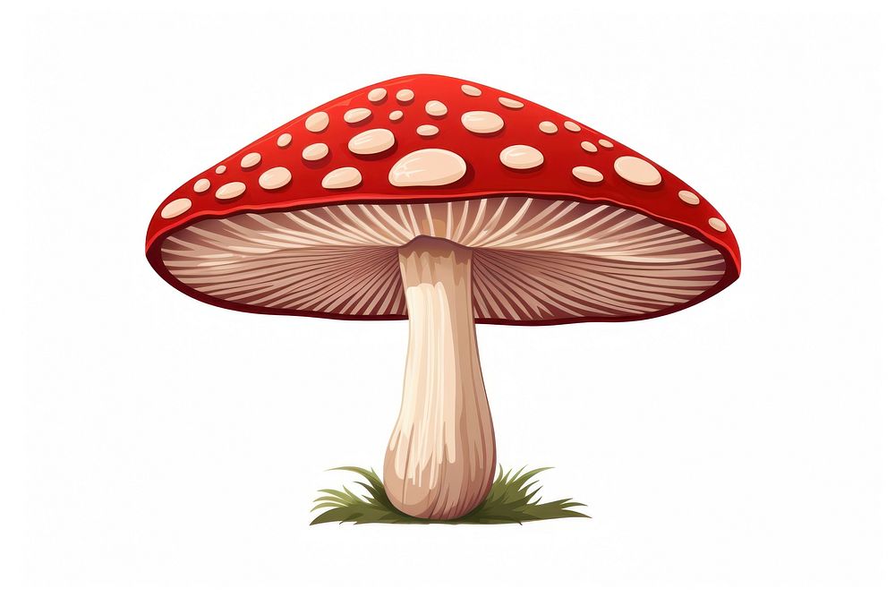 Pioppini mushroom agaric fungus plant. AI generated Image by rawpixel.