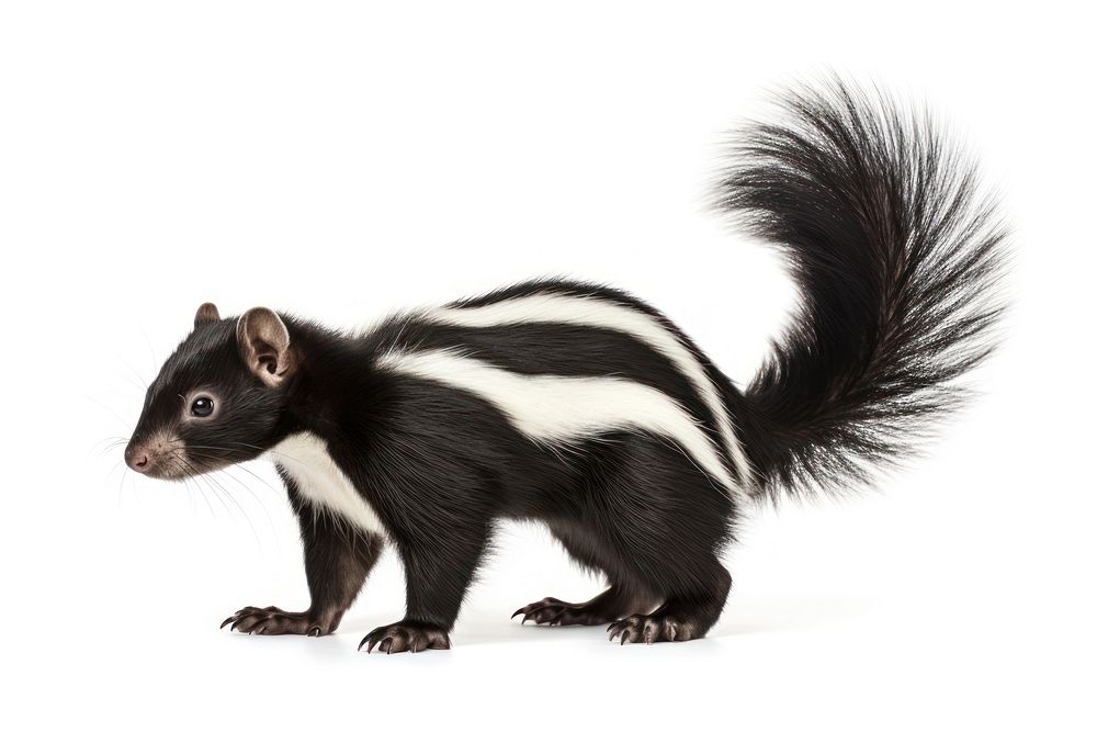 Skunk wildlife animal mammal. AI generated Image by rawpixel.