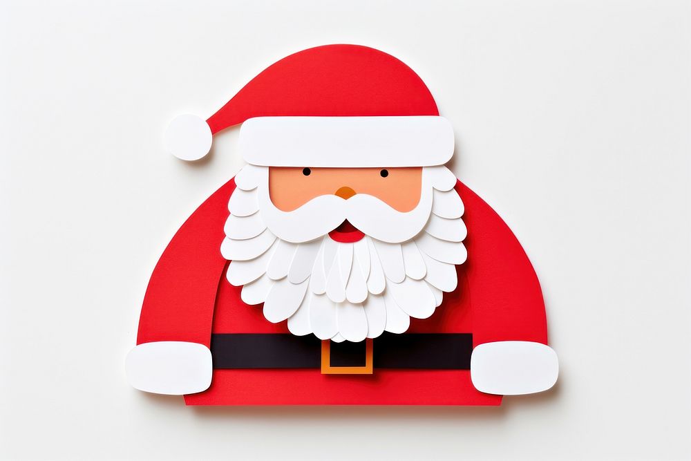 Santa claus snowman winter white background. AI generated Image by rawpixel.