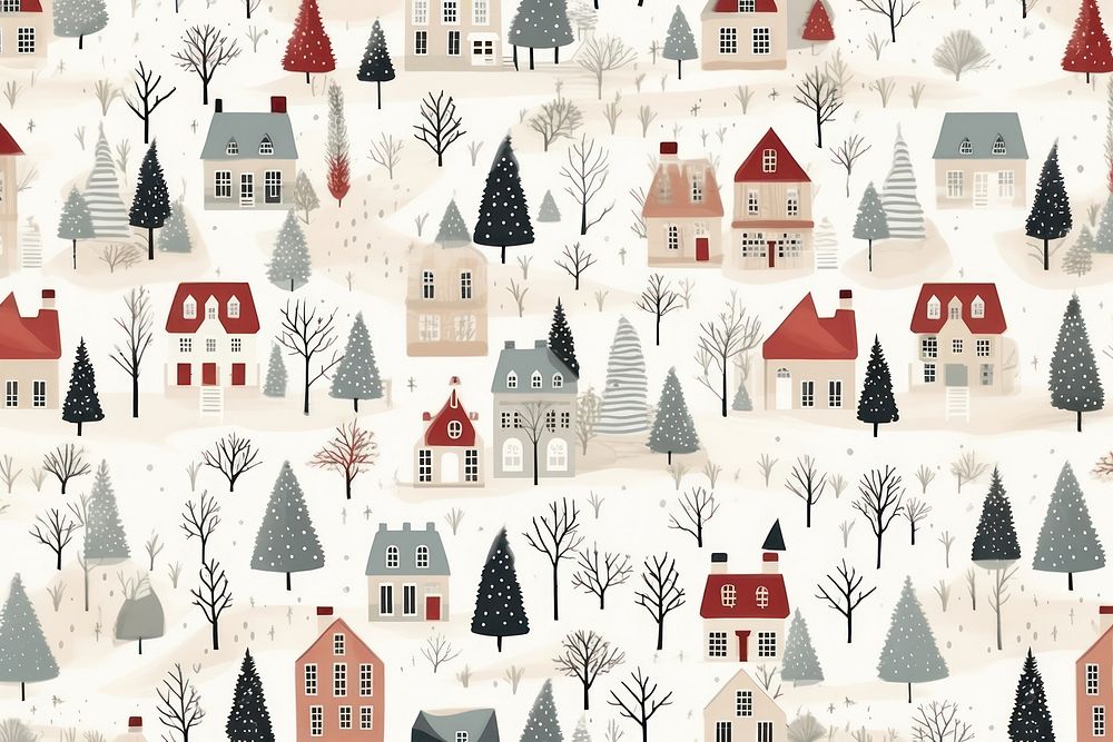 Cozy houses backgrounds christmas wallpaper. | Premium Photo ...