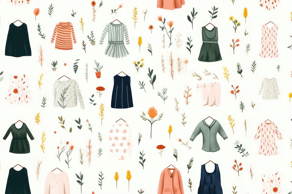 Clothes pattern backgrounds fashion. AI generated Image by rawpixel.