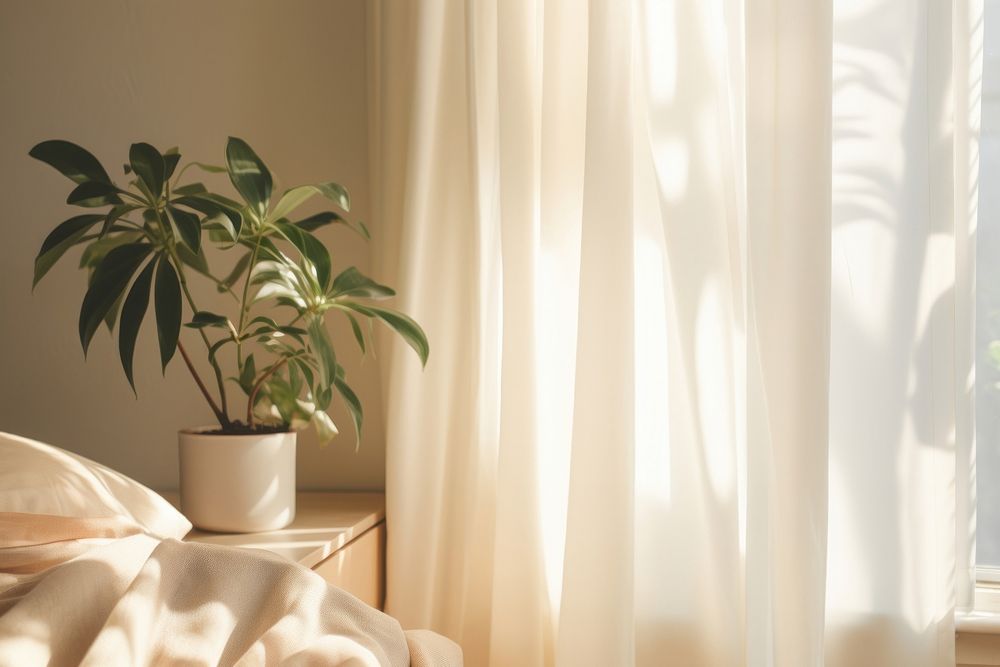 Curtain windowsill pillow light. 