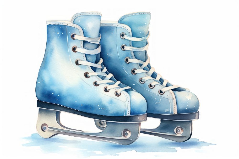 Ice-skating shoe footwear clothing fashion. AI generated Image by rawpixel.
