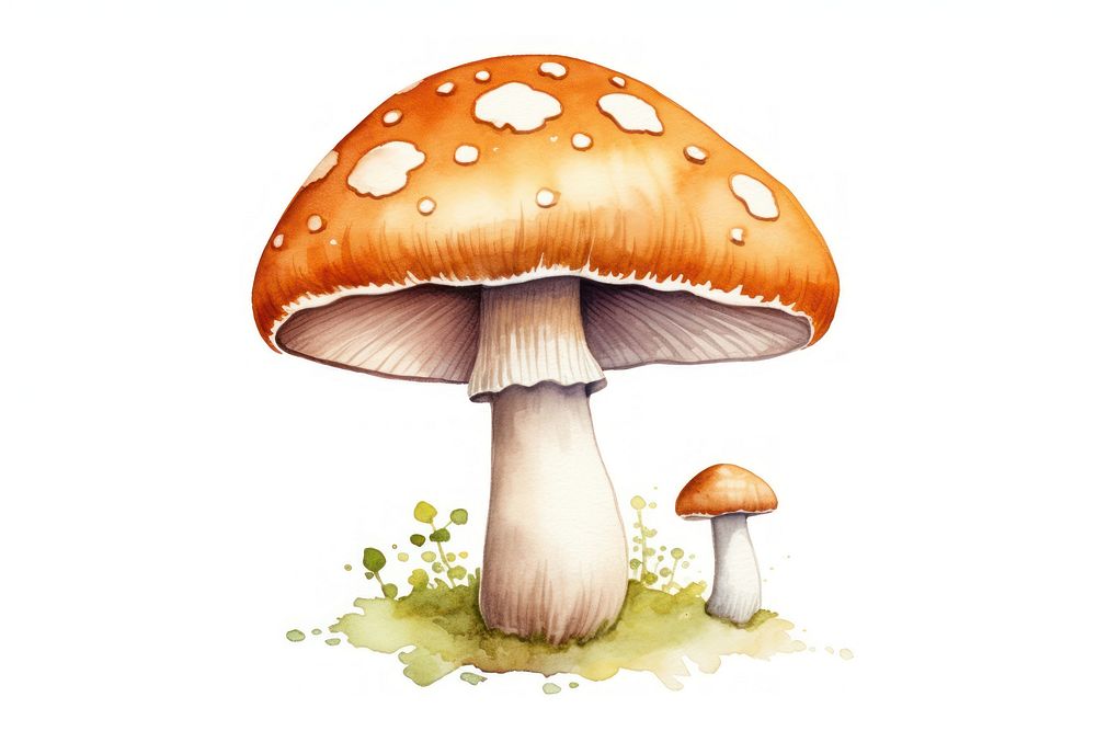 Pioppini mushroom fungus agaric plant. AI generated Image by rawpixel.