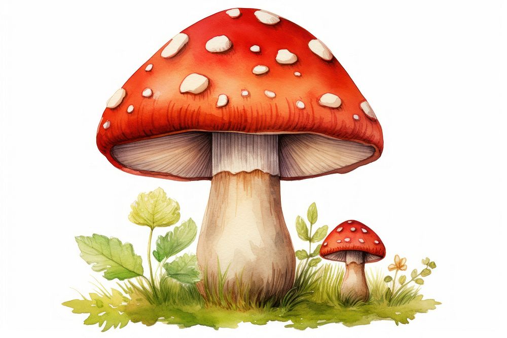 Pioppini mushroom fungus agaric plant. AI generated Image by rawpixel.