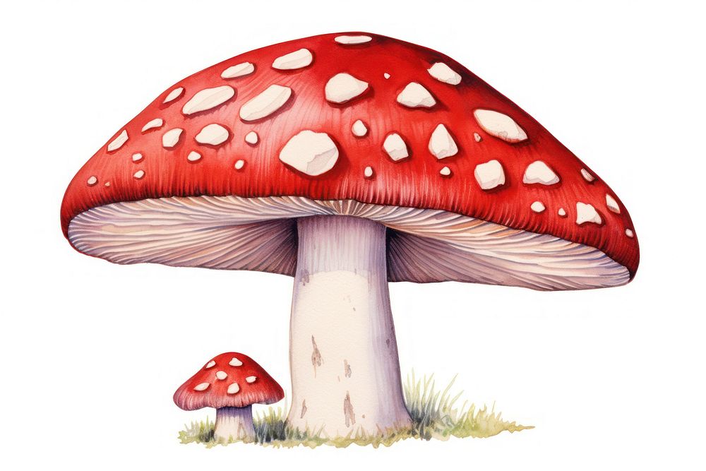 Pioppini mushroom agaric fungus plant. AI generated Image by rawpixel.