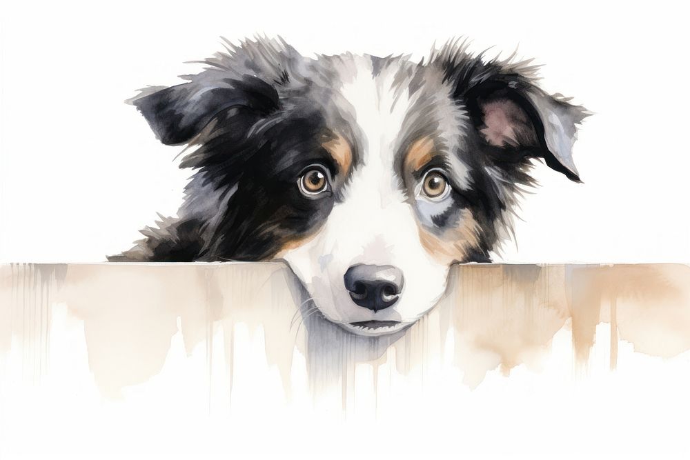 Collie dog mammal animal collie. AI generated Image by rawpixel.
