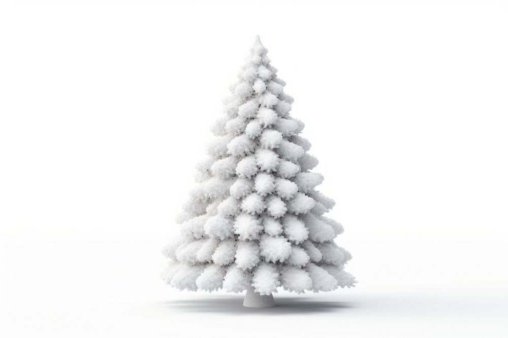 Christmas tree plant white. AI | Premium Photo Illustration - rawpixel