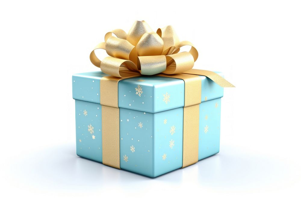 Christmas gift box white background celebration anniversary. AI generated Image by rawpixel.