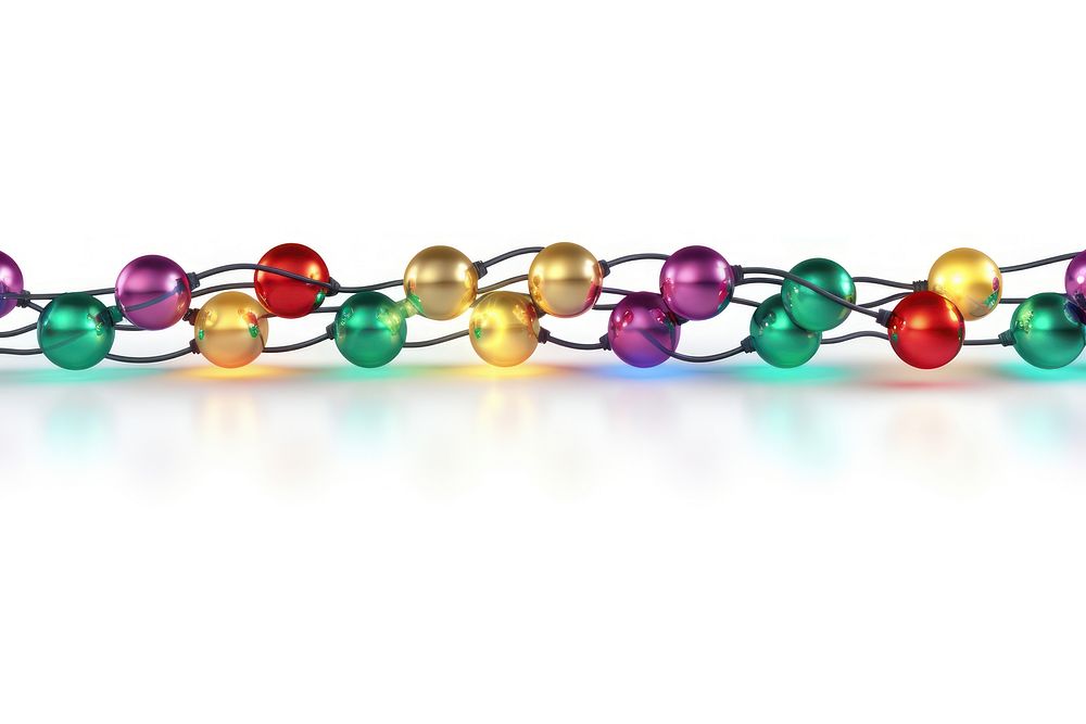 Fairy lights border bracelet jewelry bead. AI generated Image by rawpixel.