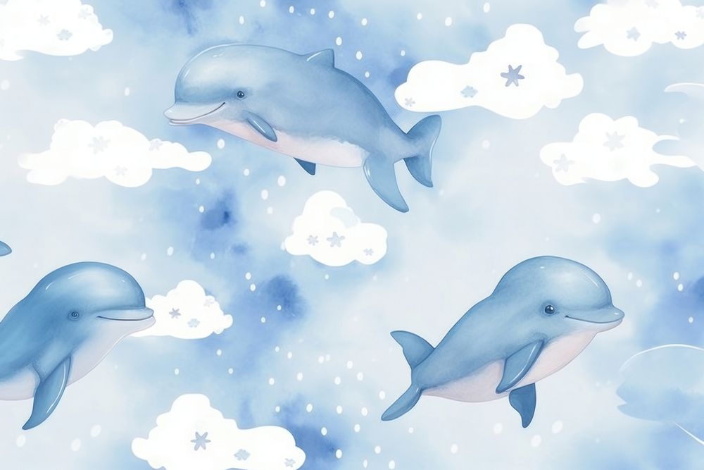 Dolphin dolphin backgrounds animal. AI generated Image by rawpixel.