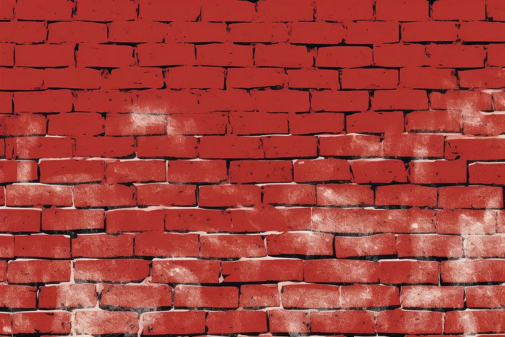 A grunge red brick wall architecture line old. AI generated Image by rawpixel.