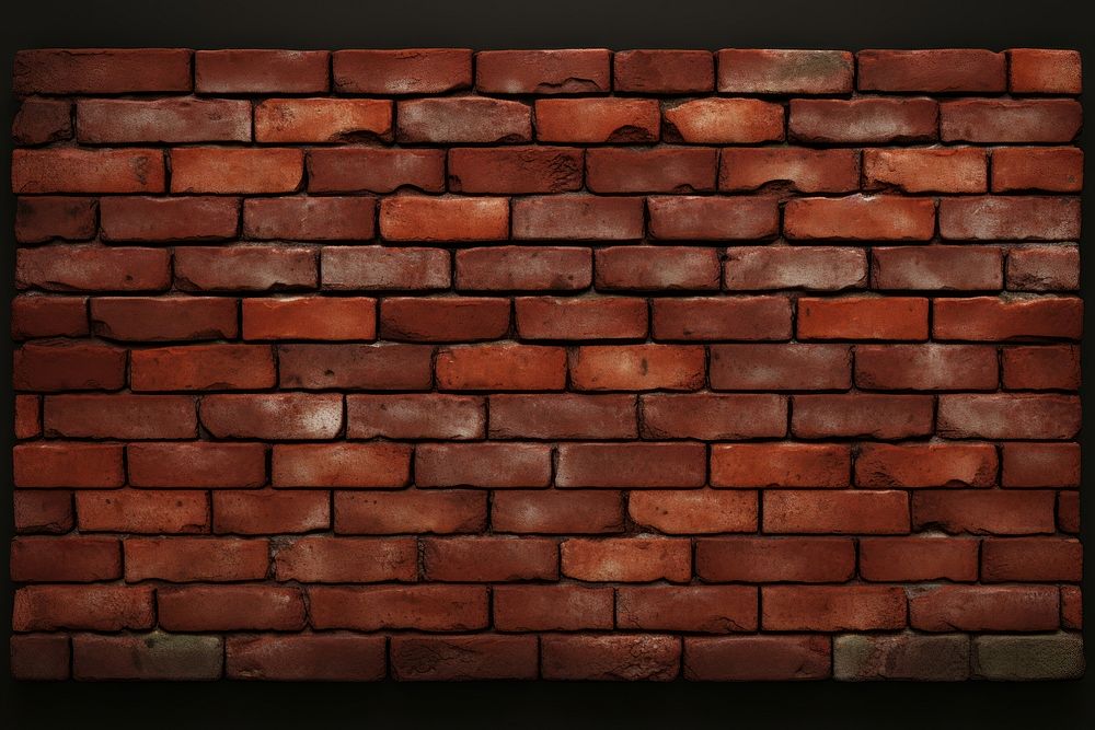 A grunge red brick wall architecture backgrounds repetition. 