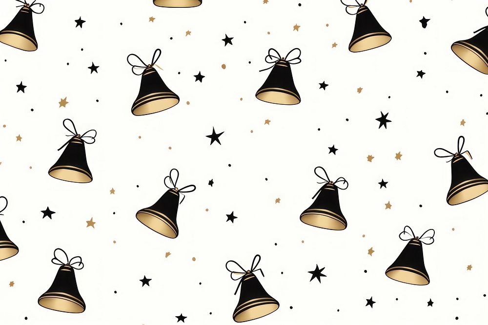 Christmas Bells Black And White Images  Free Photos, PNG Stickers,  Wallpapers & Backgrounds - rawpixel