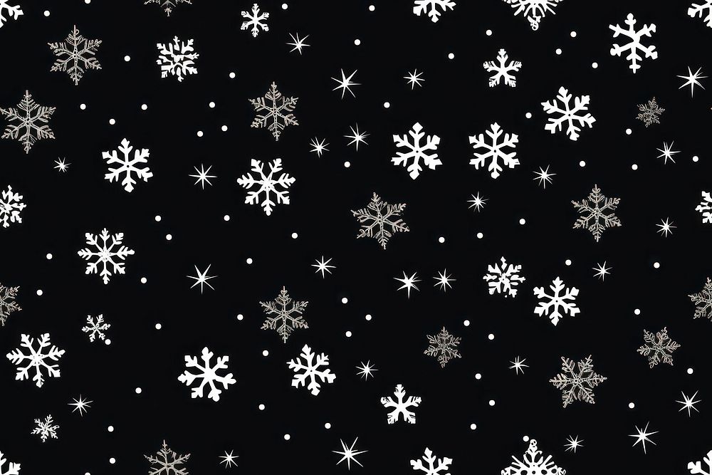 Snowflakes snowflake pattern backgrounds. AI generated Image by rawpixel.